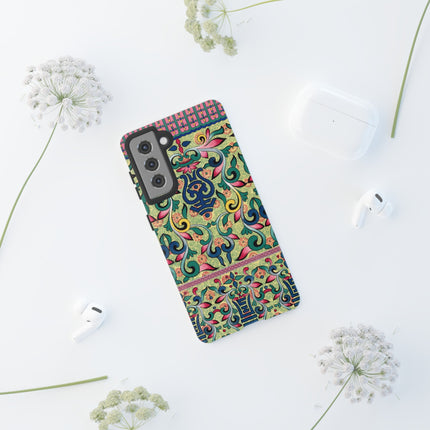 Colorful Flower Pattern by Owen Jones Phone Cases