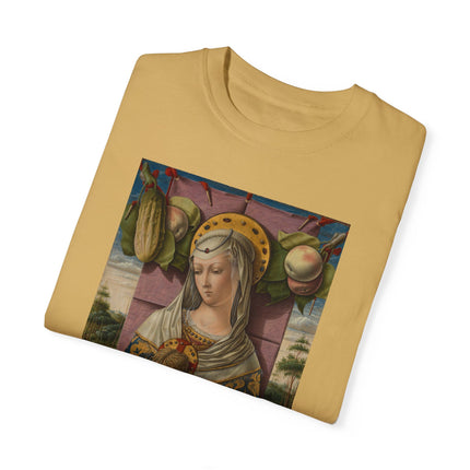 Madonna and Child by Carlo Crivelli Unisex Garment-Dyed T-shirt