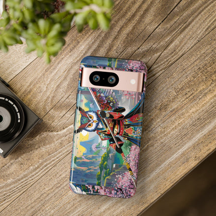 Cyberpunk Samurai Owl Phone Cases