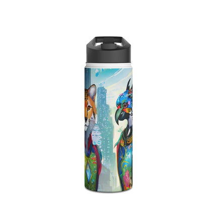 Cybernetic Duets Stainless Steel Water Bottle