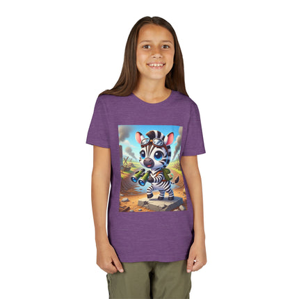 Zebra Lookout Youth Short Sleeve Tee
