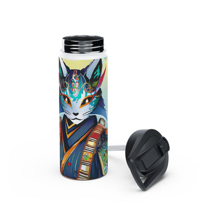 Cyberpunk Samurai Stainless Steel Water Bottle