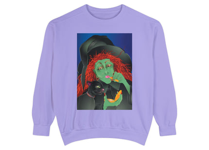 Mirror, Mirror A Witch's Touch Unisex Garment-Dyed Sweatshirt