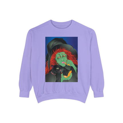 Mirror, Mirror A Witch's Touch Unisex Garment-Dyed Sweatshirt