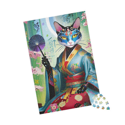 Cyberpunk Geisha Puzzle (110, 252, 520, 1014-piece)