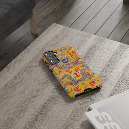 Majestic Dragon Regalia – Imperial 12-Symbol Robe Phone Cases