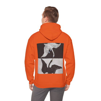 The Swan by Hilma af Klint Heavy Blend™ Hooded Sweatshirt