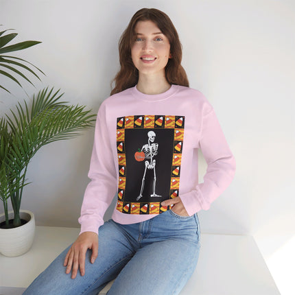 Candy Corn Skeleton Unisex Heavy Blend™ Crewneck Sweatshirt