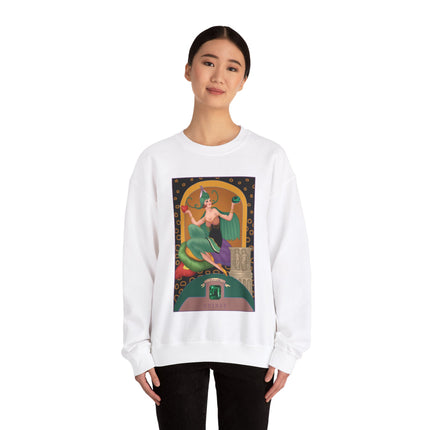 May & Emerald (from the Gem Series) by Sofia Chiostri Heavy Blend™ Crewneck Sweatshirt