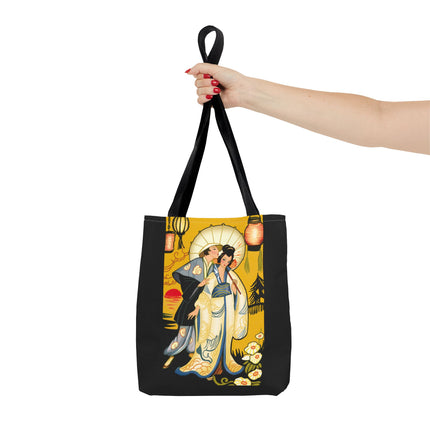 Golden Embrace Tote Bag (AOP)