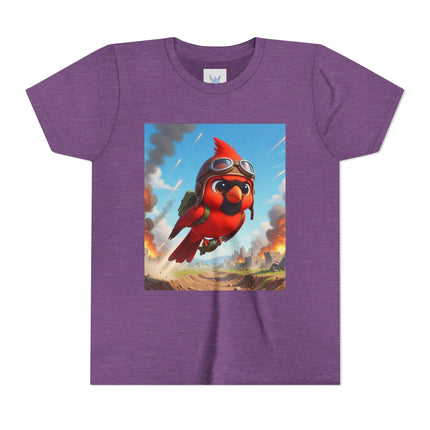 Cardinal Dive Bomber Youth Short Sleeve Tee