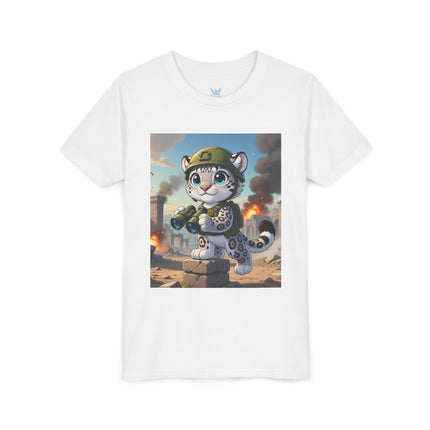 Snow Leopard Lookout Youth Short Sleeve Tee