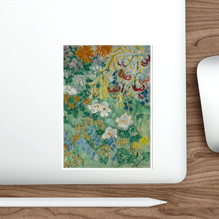Flowers by August Babberger Die-Cut Stickers (5 Sizes)