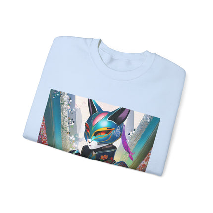 Cyberpunk Chic Unisex Heavy Blend™ Crewneck Sweatshirt