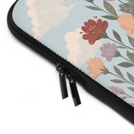 🌸🎀 The Lady And Her Little Companion Laptop Sleeve – Art Deco Garden Elegance