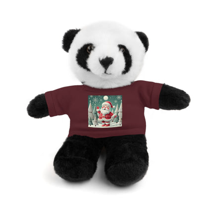 Santa's Joyful Night Stuffed Animals with Tee