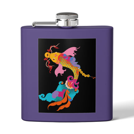 Golden Koi Flask – Lucky Swim & Vibrant Fortune