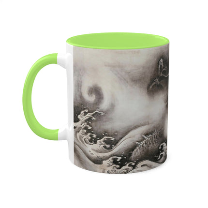 Japanese dragon by Yamada Dōa Colorful Mugs, 11oz