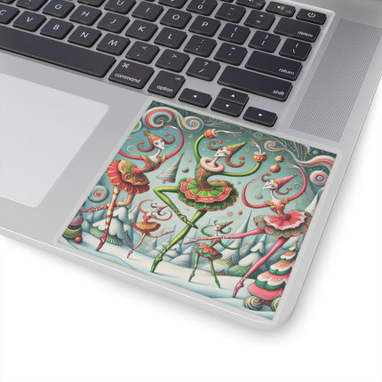 Christmas Ballet of the Absurd Kiss-Cut Stickers (4 Sizes)
