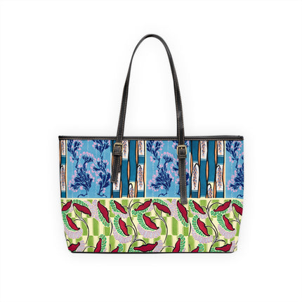 Floral Pattern by Emile-Alain Séguy PU Leather Shoulder Bag