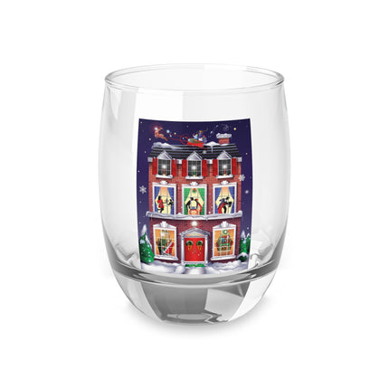 A Christmas Eve Celebration Whiskey Glass