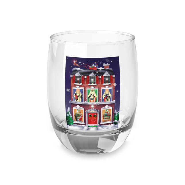 A Christmas Eve Celebration Whiskey Glass