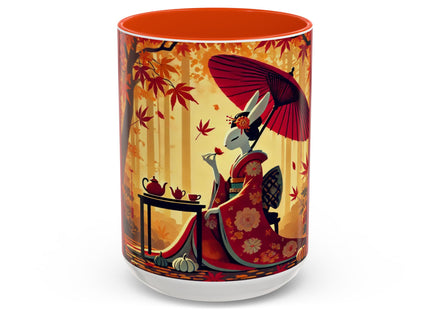 Theatrical Harvest Rabbit Colorful Mugs (11oz, 15oz)
