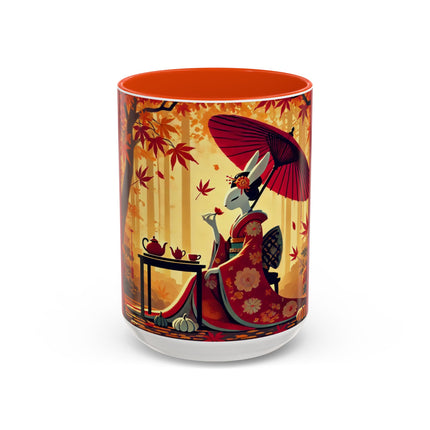 Theatrical Harvest Rabbit Colorful Mugs (11oz, 15oz)
