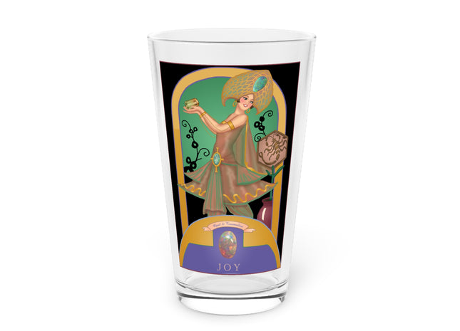 October & Opal, Tourmaline Zodiac Pint Glass