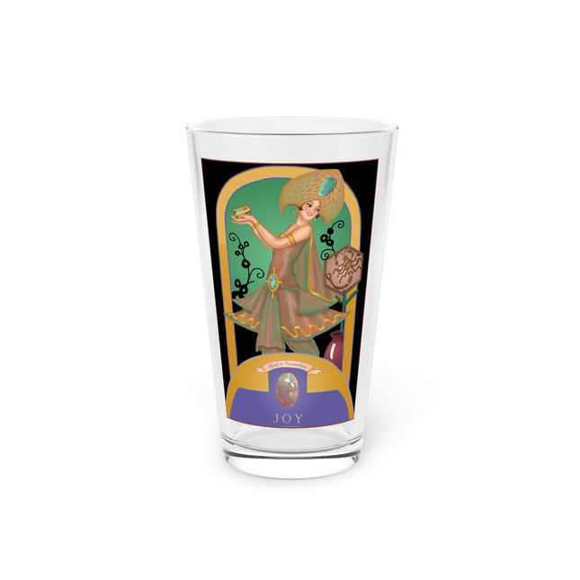 October & Opal, Tourmaline Zodiac Pint Glass