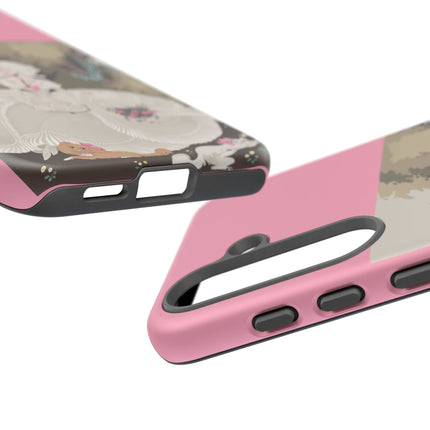 Rococo Garden Reader Phone Case – Whimsical Elegance & Timeless Charm