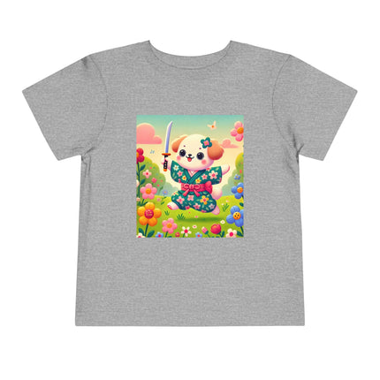 Blossom Pup’s Joyful Journey Toddler Short Sleeve Tee