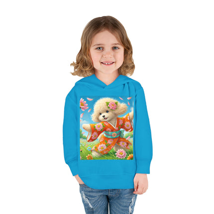 Chrysanthemum Meadow Play Toddler Pullover Fleece Hoodie