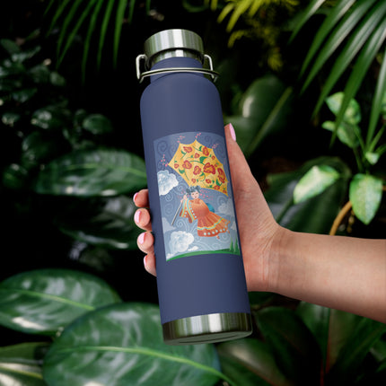 Flight of Blossoms Copper Vacuum Insulated Bottle, 22oz