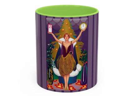 Countdown to Christmas Elegance Colorful Mugs (11oz, 15oz)