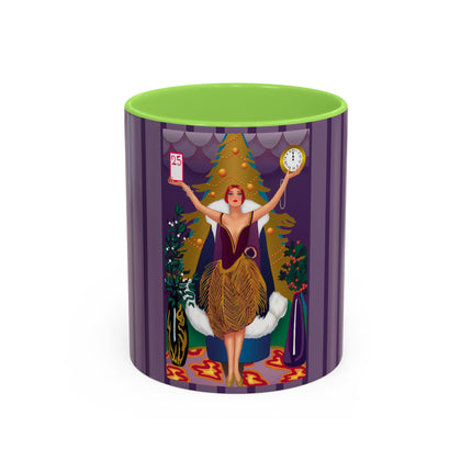 Countdown to Christmas Elegance Colorful Mugs (11oz, 15oz)