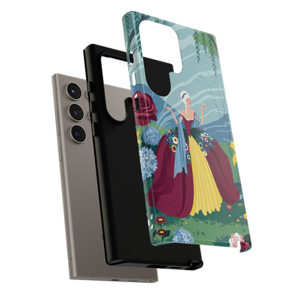 🌹🌿 The Willow Garden Promenade Phone Case – Art Deco Floral Elegance