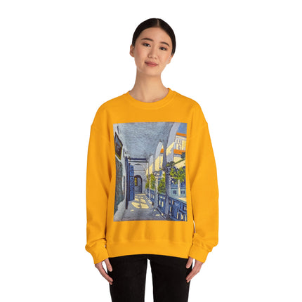 Gallery of a Moroccan Riad by George Gaudion Heavy Blend™ Crewneck Sweatshirt