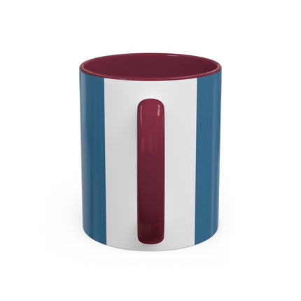 ❤️❄️ The Winter Heart Messenger Colorful Mug – Art Deco Snow Garden Fantasy