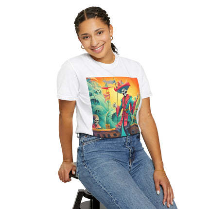 Skeleton Crew of the Misty Seas Unisex Garment-Dyed T-shirt