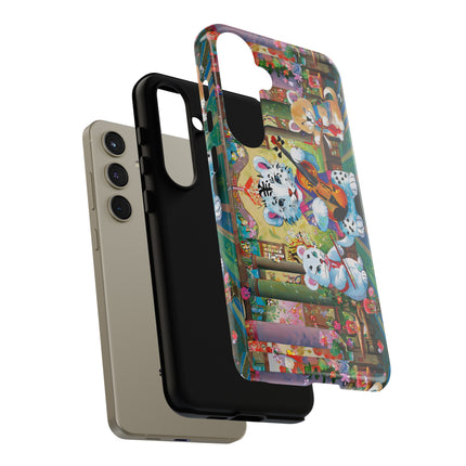Melodies of the Snow Lion Cub Phone Cases