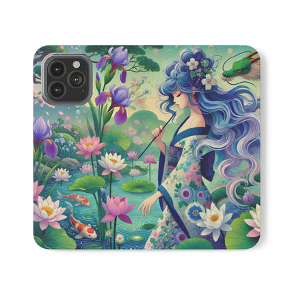 Fairy of the Koi Pond Flip Case – Mystical Harmony & Pond Enchantment