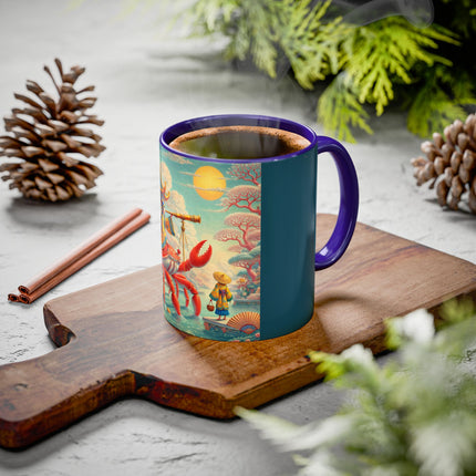 The Celestial Crab Navigator Colorful Mugs (11oz, 15oz)