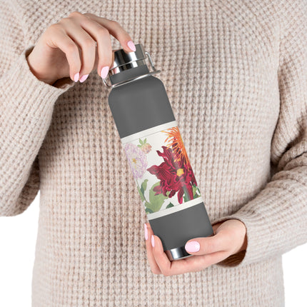 Dahlia by Tanigami Kônan Copper Vacuum Insulated Bottle, 22oz