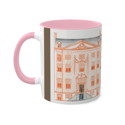 Amsterdam Canal Houses by Johan Teyler Colorful Mugs, 11oz