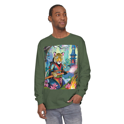 Cyberpunk Leopard Long Sleeve T-Shirt
