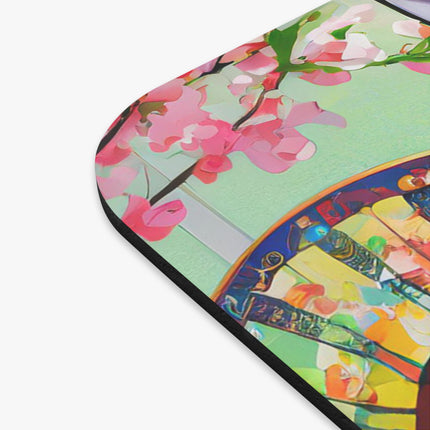 Cyberpunk Geisha Mouse Pad, Rectangle