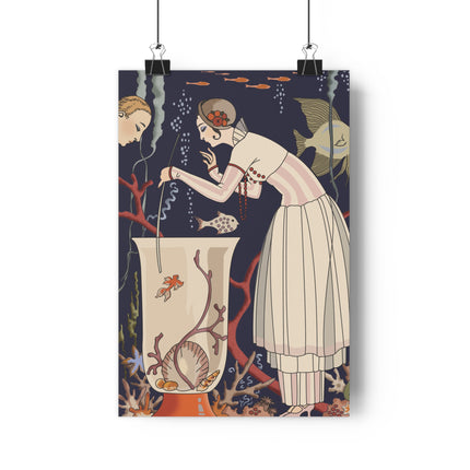 L'Etourdissant Petit Poisson (The Dazzling Little Fish) by George Barbier Giclée Art Print