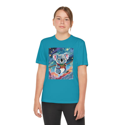 Cute Koala Youth Competitor Tee – Dreamy Skies & Whimsical Wonder
