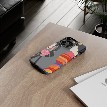 Geisha Mirror Phone Case – Elegant Reflection & Timeless Beauty